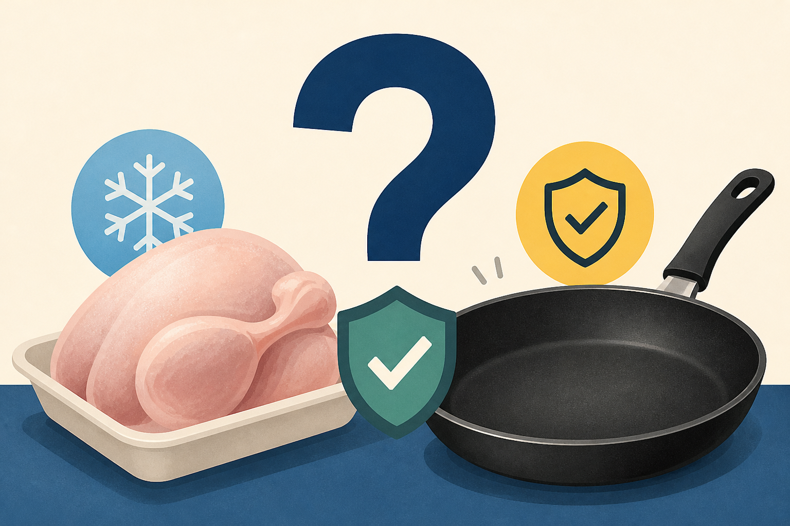 Thawed chicken to non-stick pans, we answered your food and kitchen safety questions