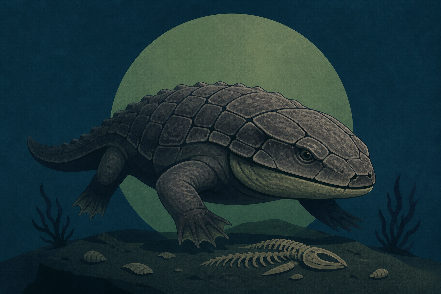 This Armored Amphibian Turned the Triassic Seafloor Into a Living Nightmare