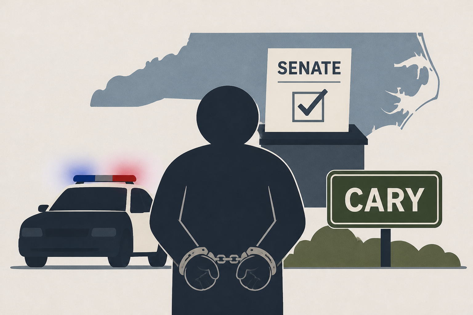 NC Senate candidate in custody after hours-long standoff with Cary police