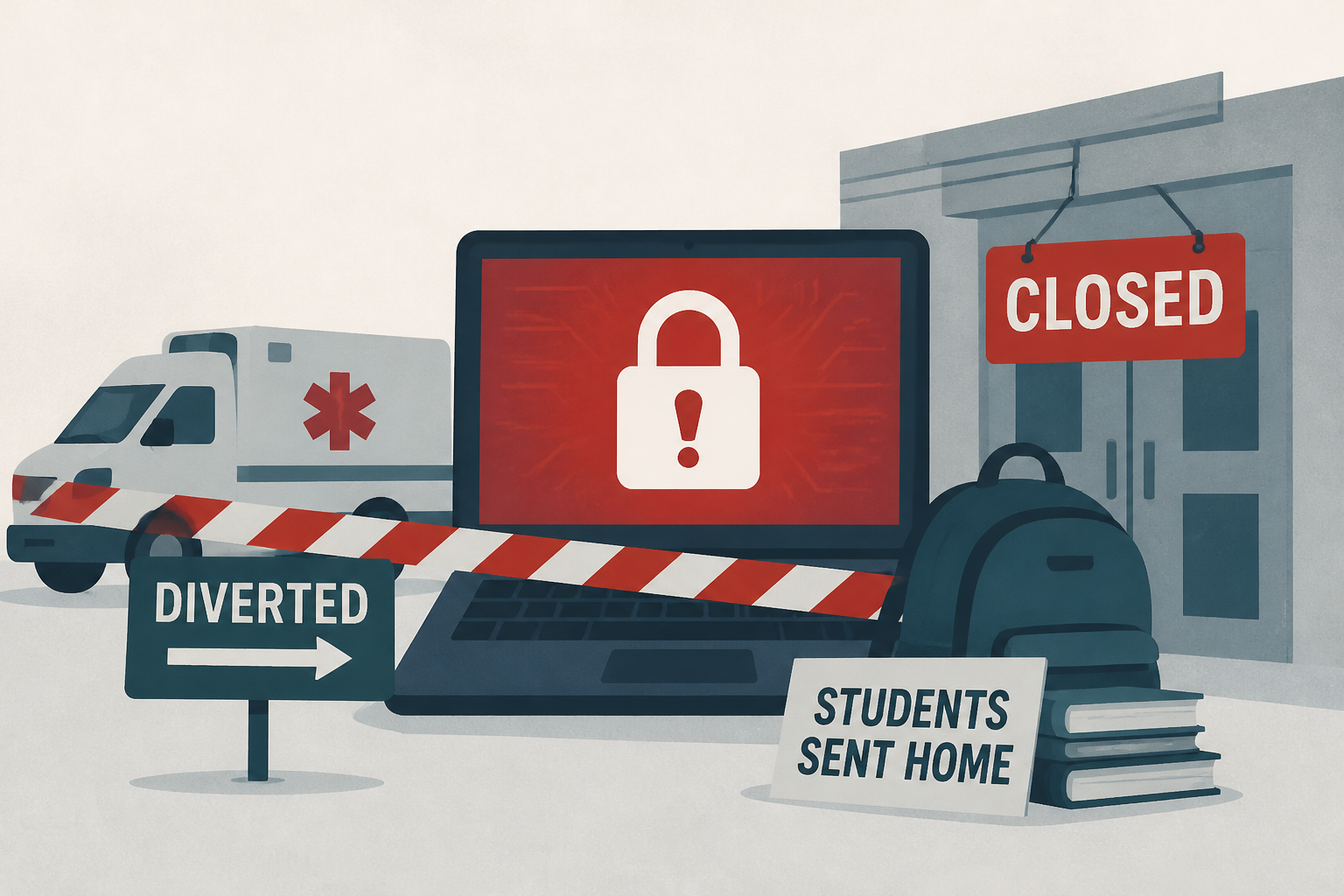 UNM Health cybersecurity threat: Ambulances diverted, clinics closed, students sent home