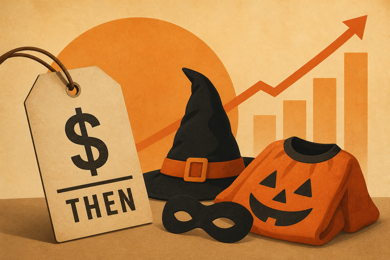 How much did Halloween costumes cost decades ago?