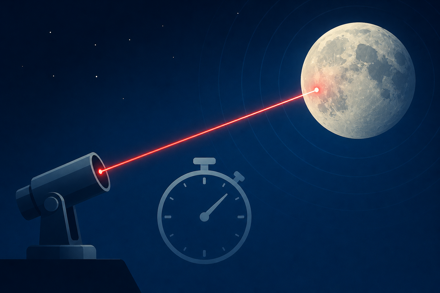 How Long Does It Take For A Laser Beam To Reach The Moon?