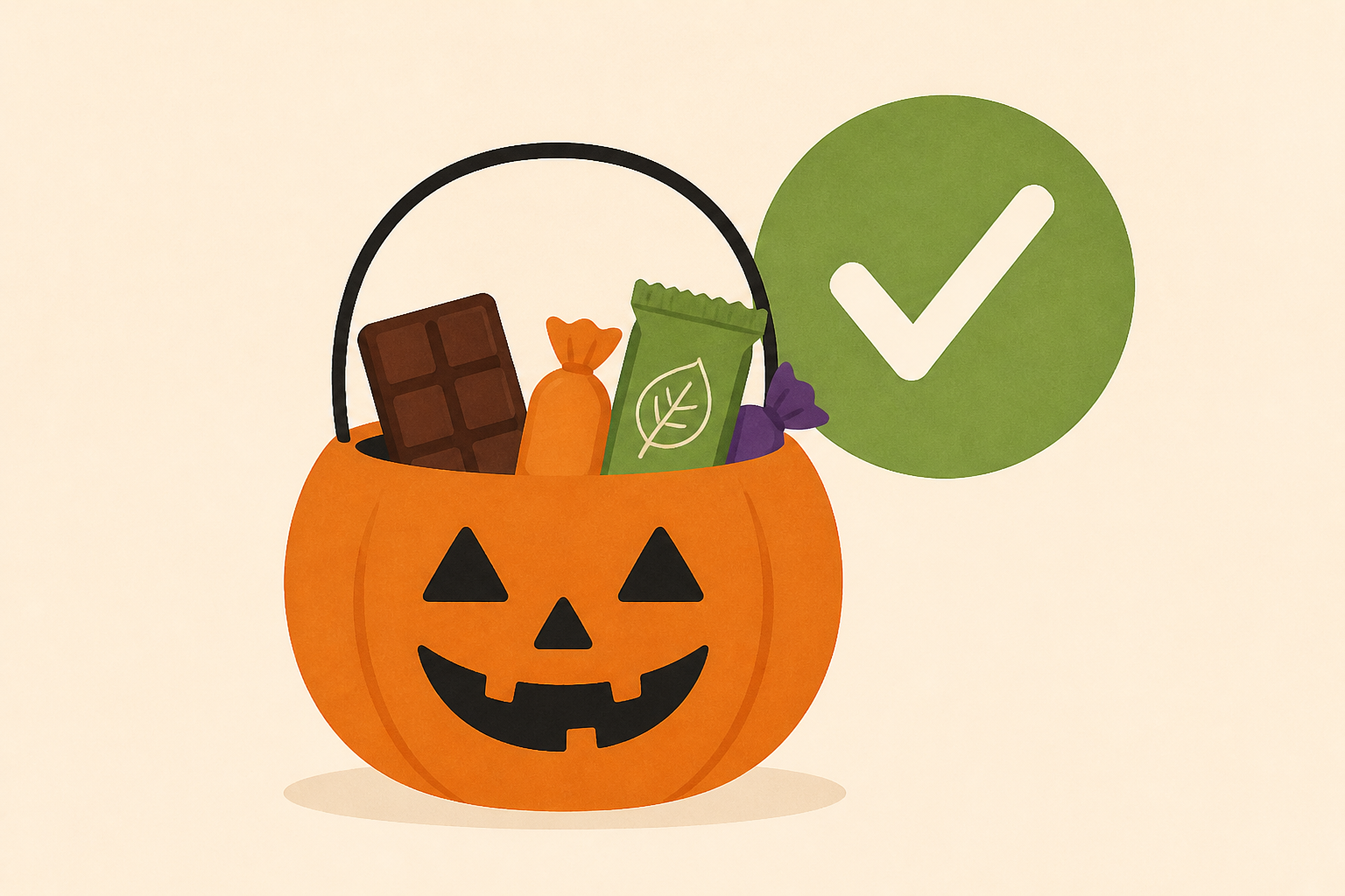 What is the healthiest Halloween candy?