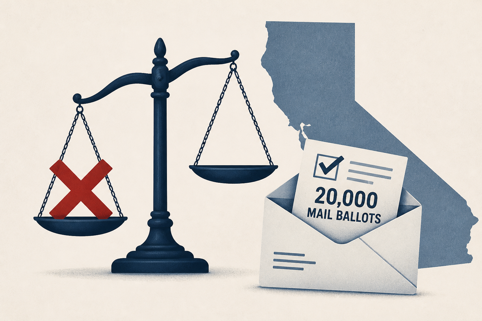 Appeals court rejects Trump DOJ demand to set aside 20,000 California mail ballots