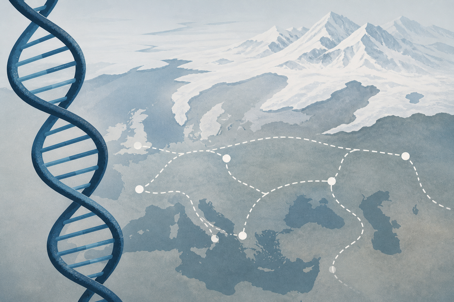 DNA Shows Ice Age Europeans Roamed Far Across Continent