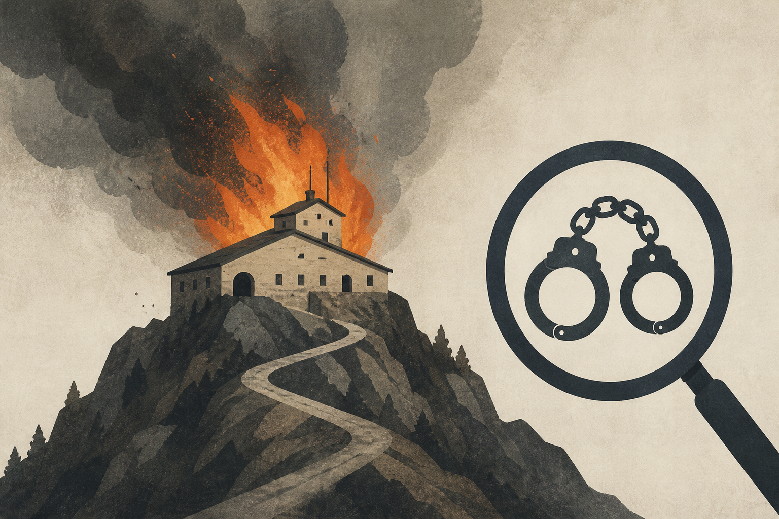 Suspect detained after fire devastates Hitler's mountaintop Eagle's Nest retreat in Germany
