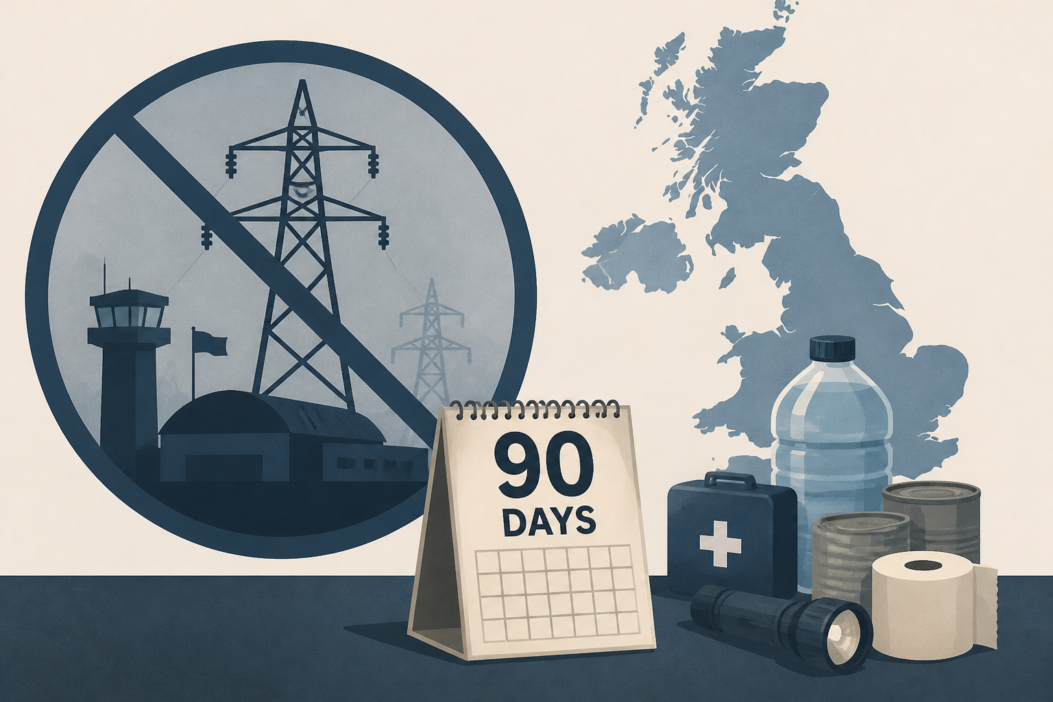 Pentagon orders bases to plan for 90 days without the grid as Britain urges to stockpile supplies