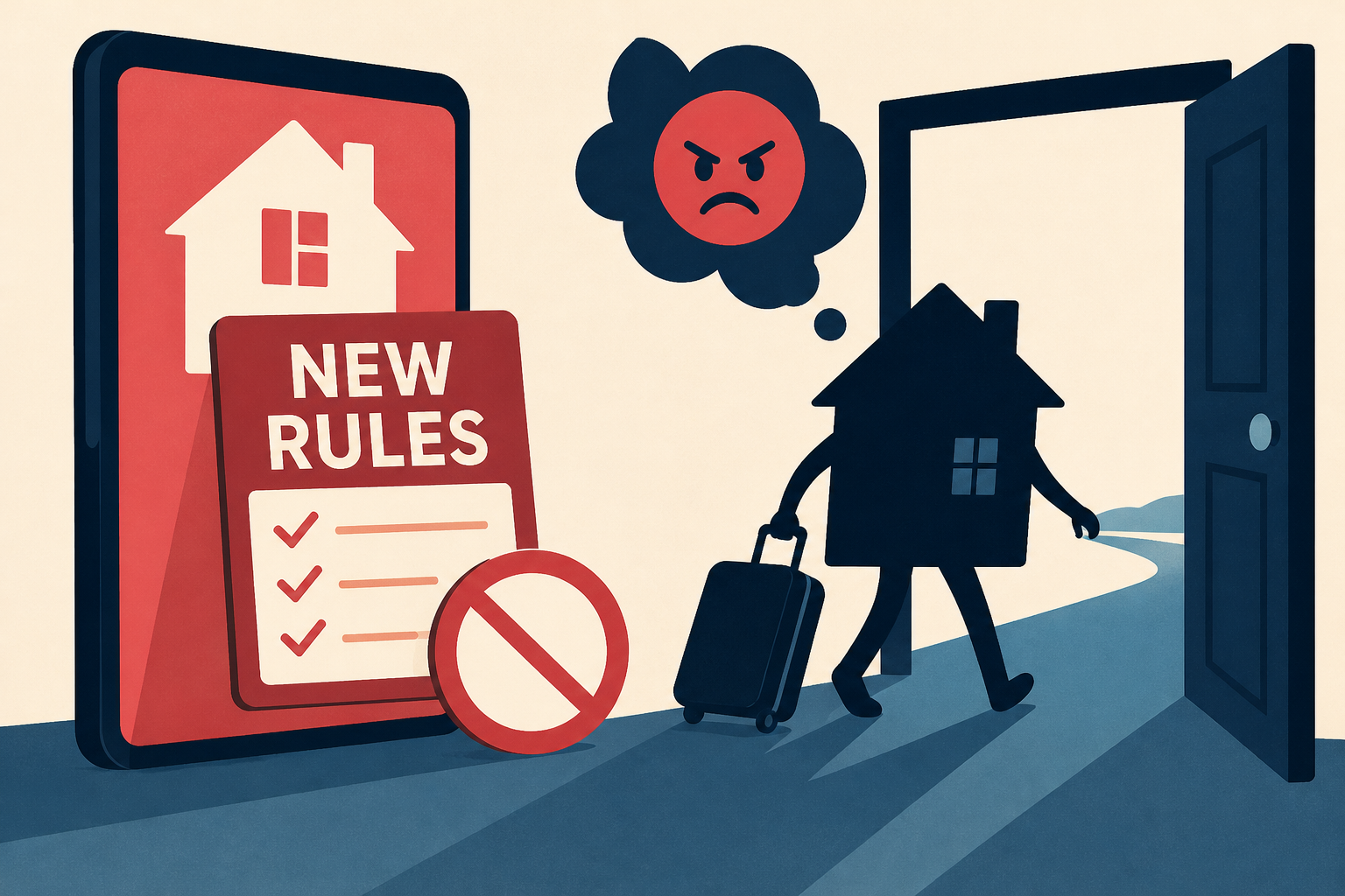 Angry Airbnb hosts threaten to leave rental platform over new rules