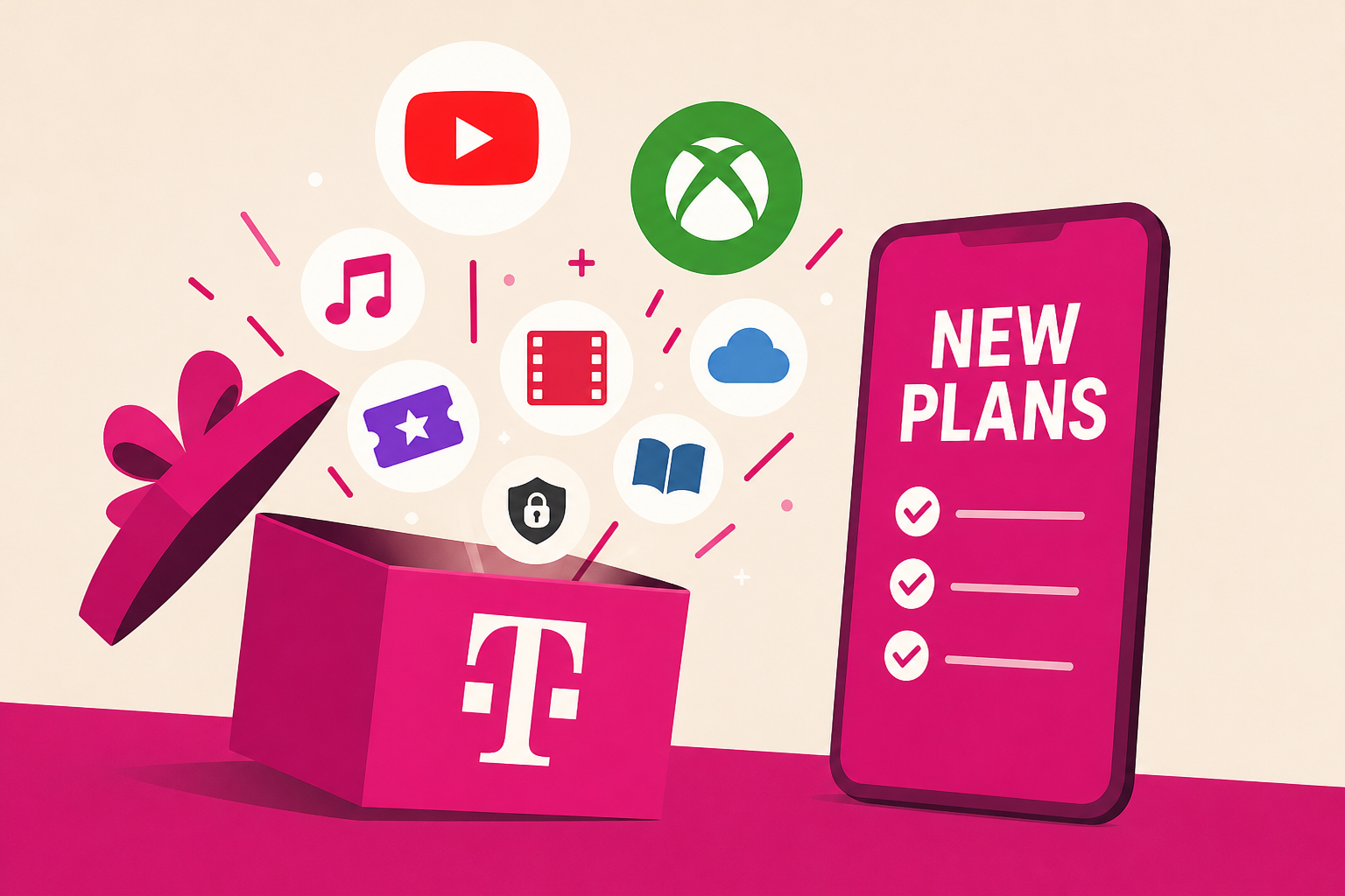 T-Mobile's new plans give away YouTube Premium, Xbox Game Pass, and 14 more for free