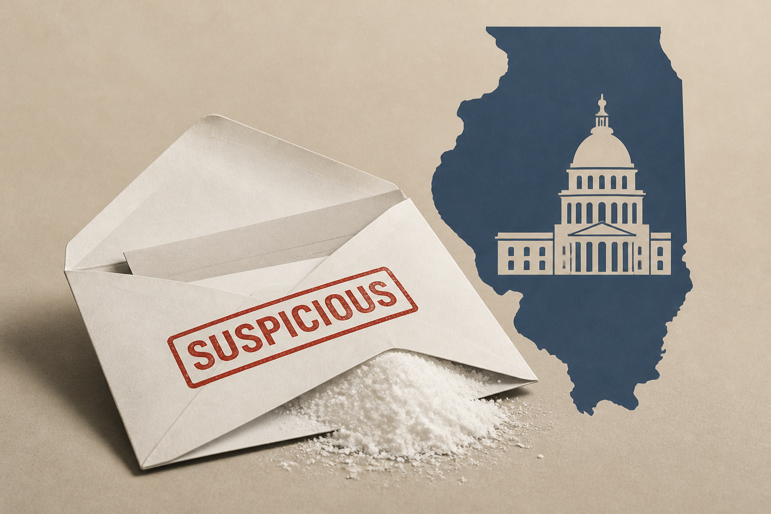 Man accused of sending letters with white powder to 4 members of Congress in Illinois: DOJ