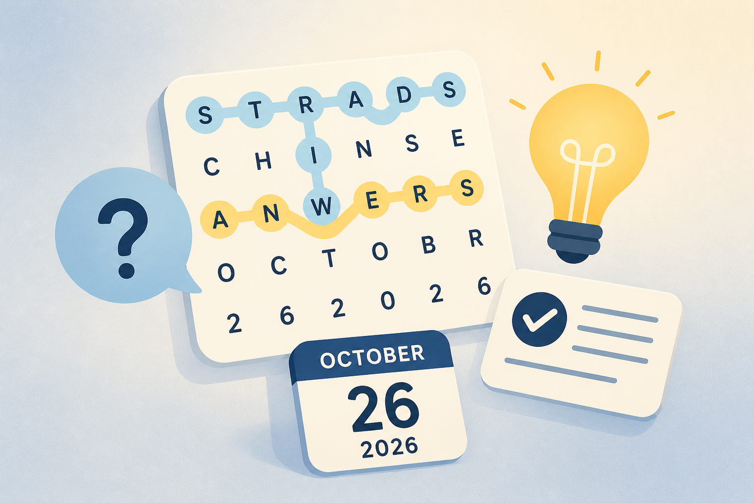 NYT Strands hints, answers for October 26, 2026