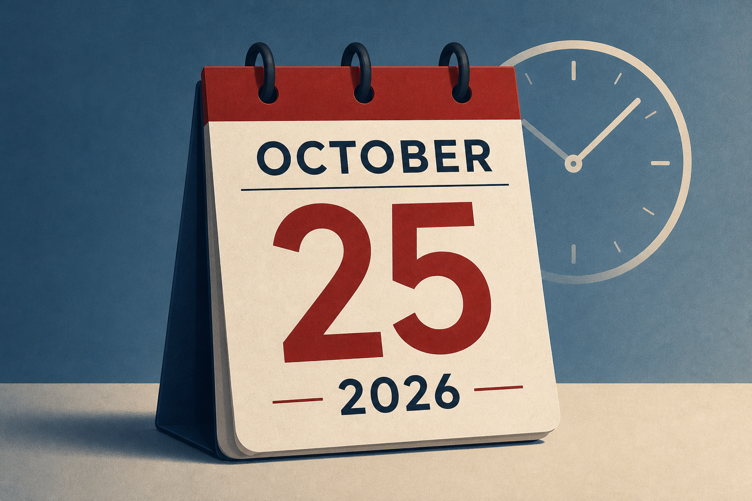 October 25, 2026