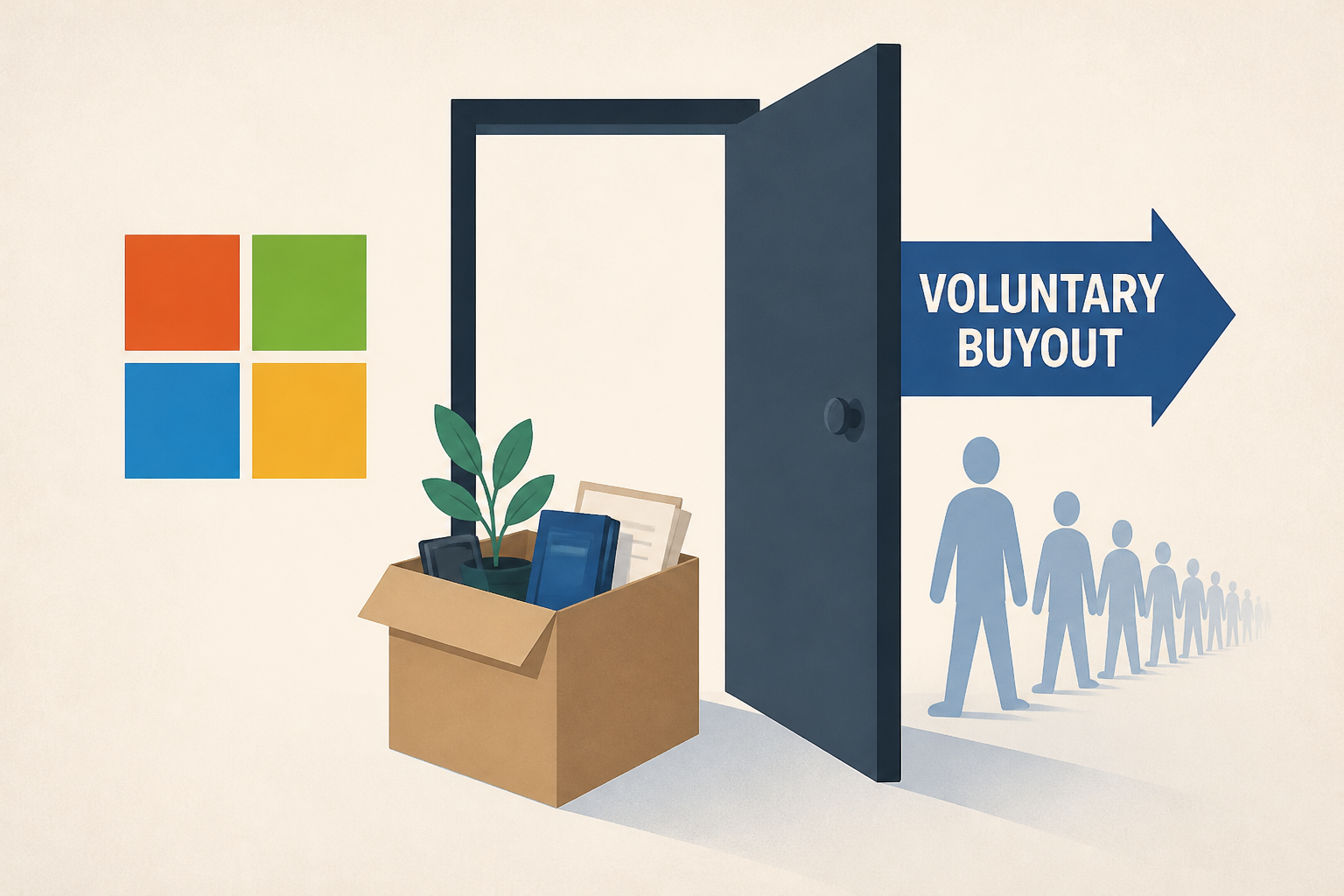 Microsoft offers around 60,000 employees voluntary buyouts