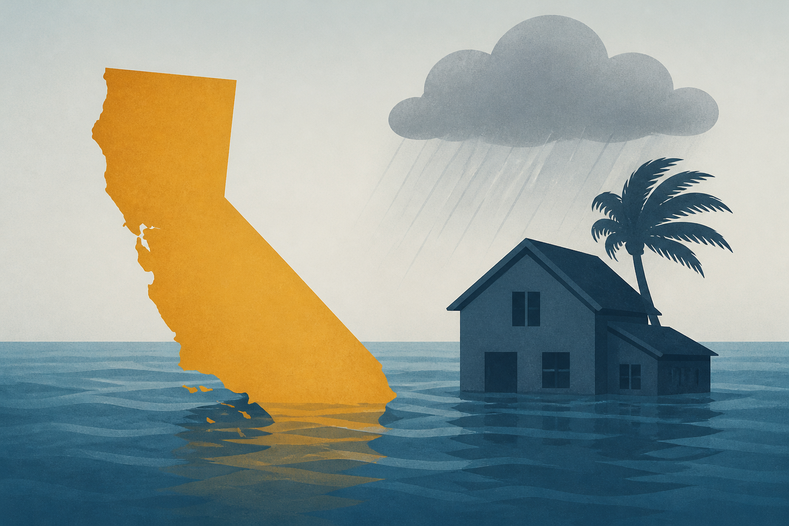 Coastal flooding causes commotion for California