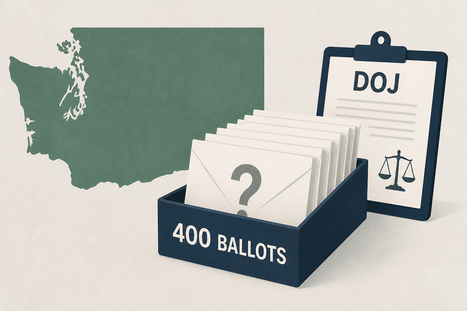 DOJ asks Washington state to set aside 400 ballots from voters it says may be noncitizens