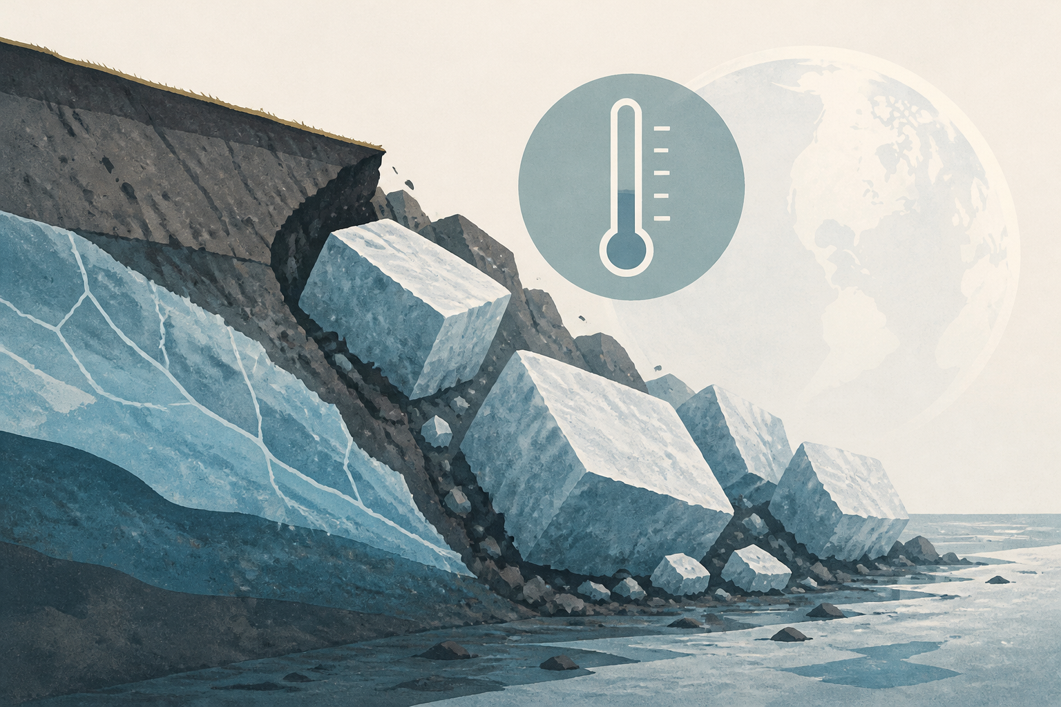 'A potential glimpse into the future': Climate change has triggered 'permafrost landslides' with house-size blocks of ice in Canada