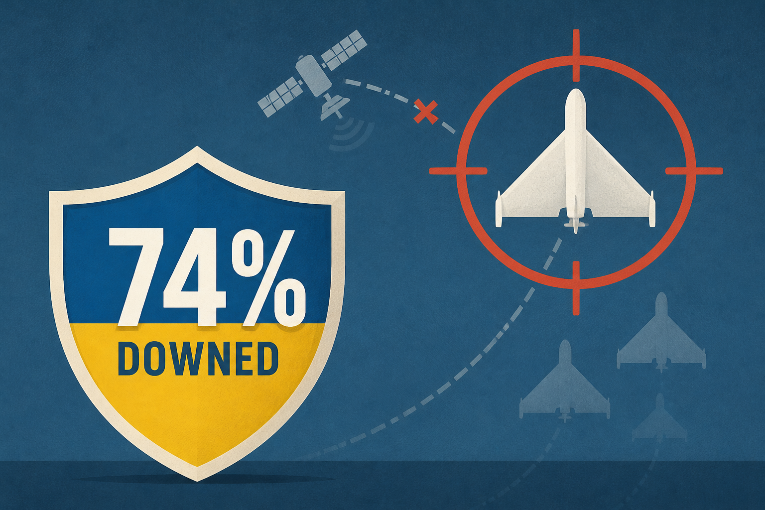Ukraine Still Downed 74% of Jet Shaheds During Starlink Slowdown: ISW