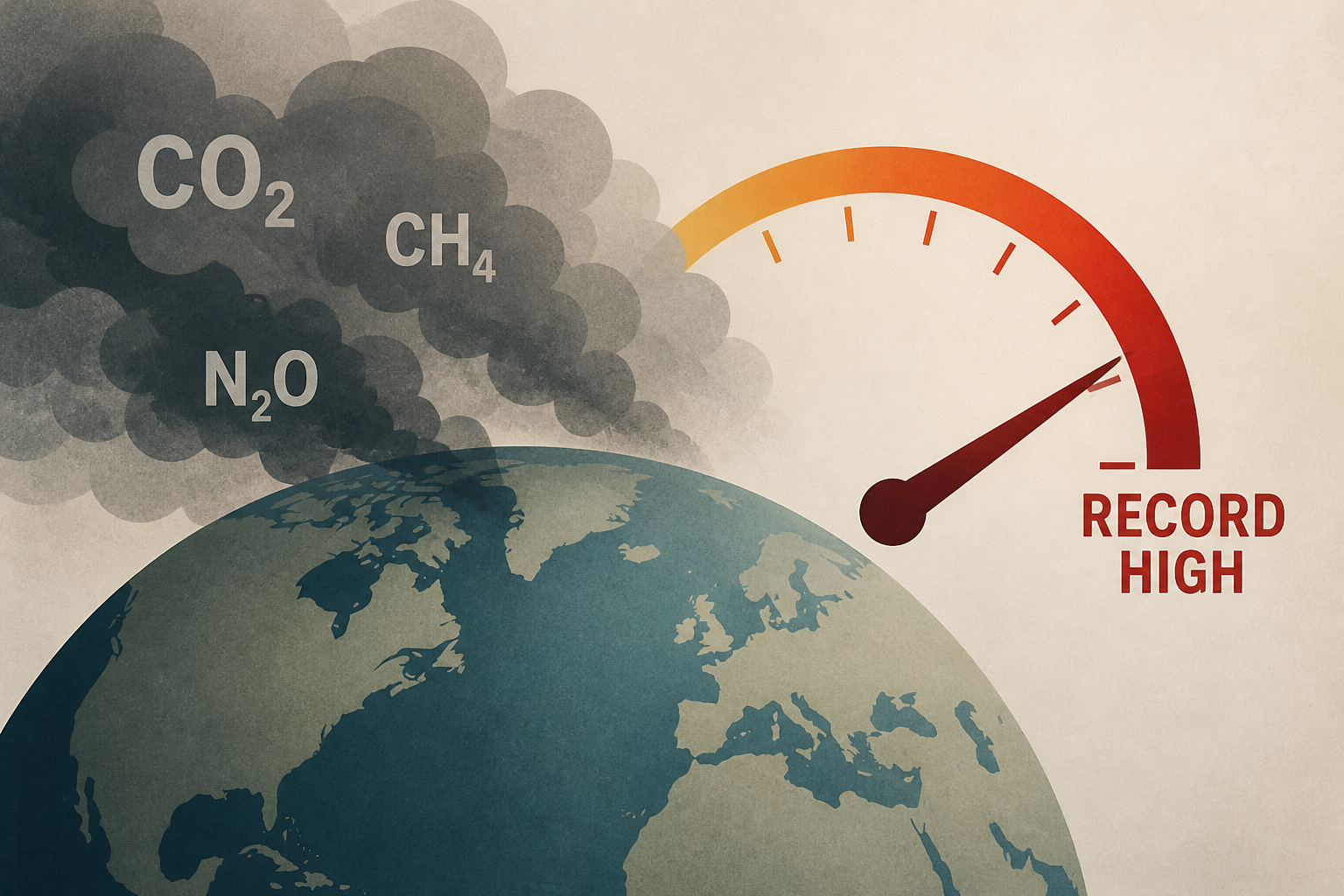 Greenhouse gas levels set records in 2025, U.N. says, expressing alarm