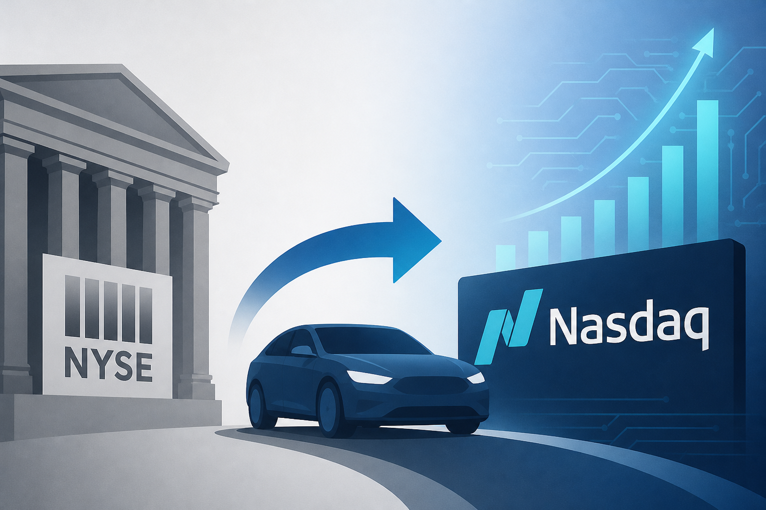 General Motors to move stock listing from NYSE to Nasdaq in technology-focused shift