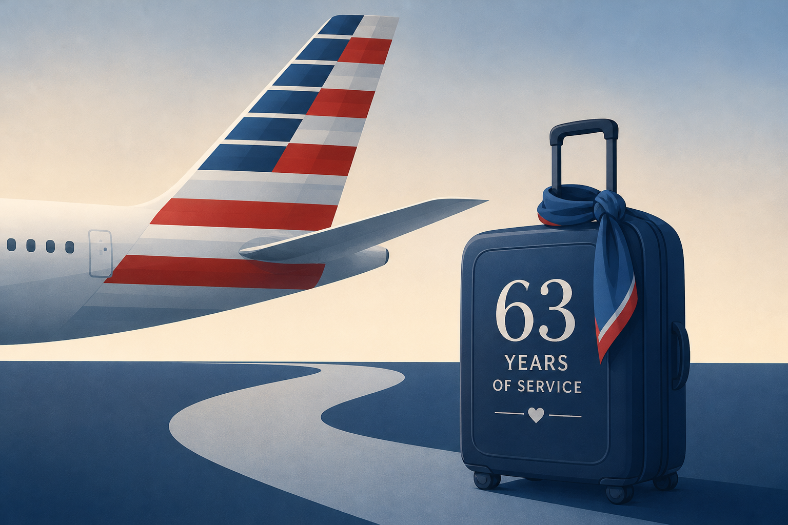 American Airlines' Most Senior Flight Attendant Works Her Final Flight After 63 Years