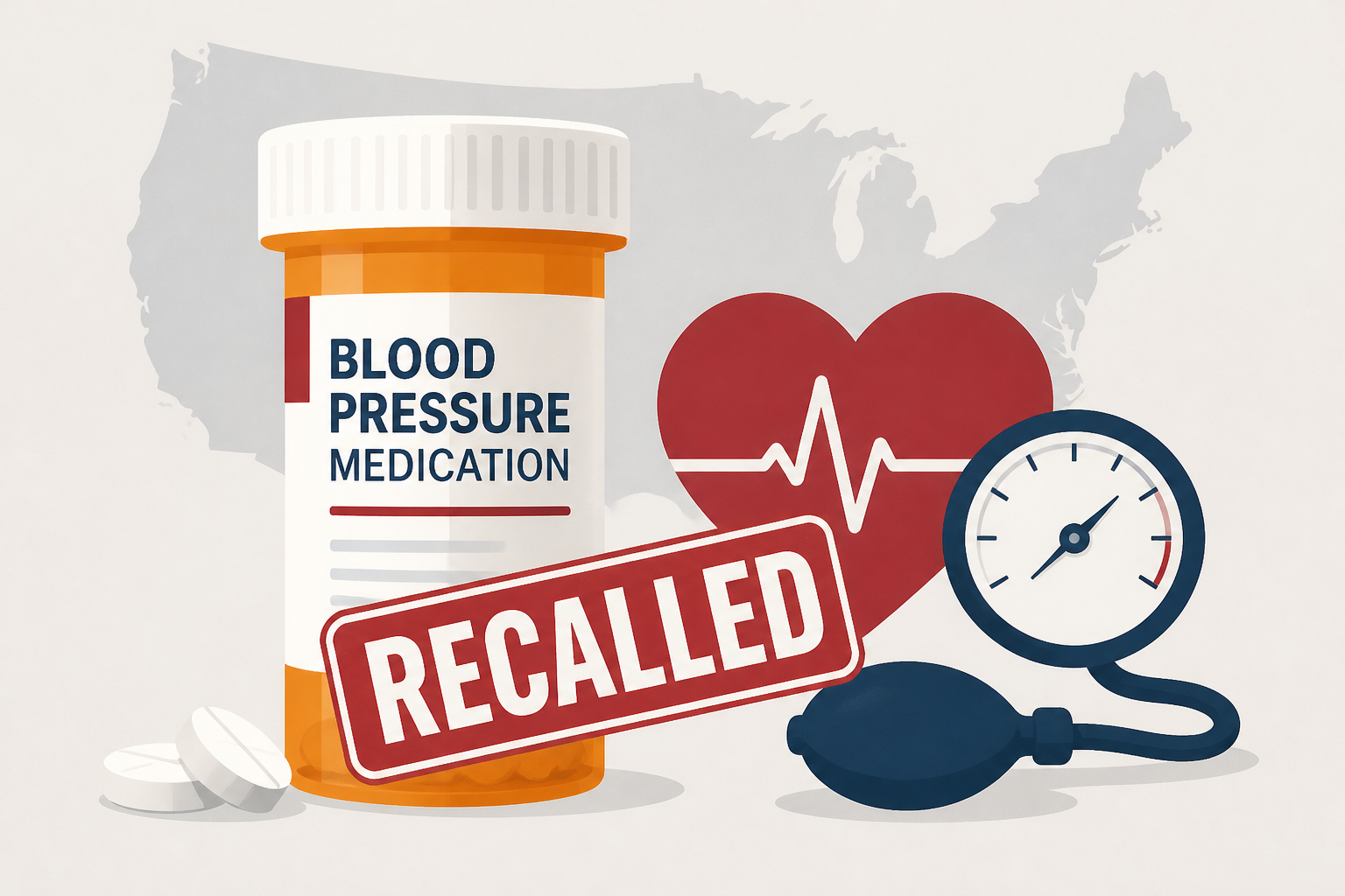 Over 20,000 Bottles of Blood Pressure Medication Recalled Nationwide