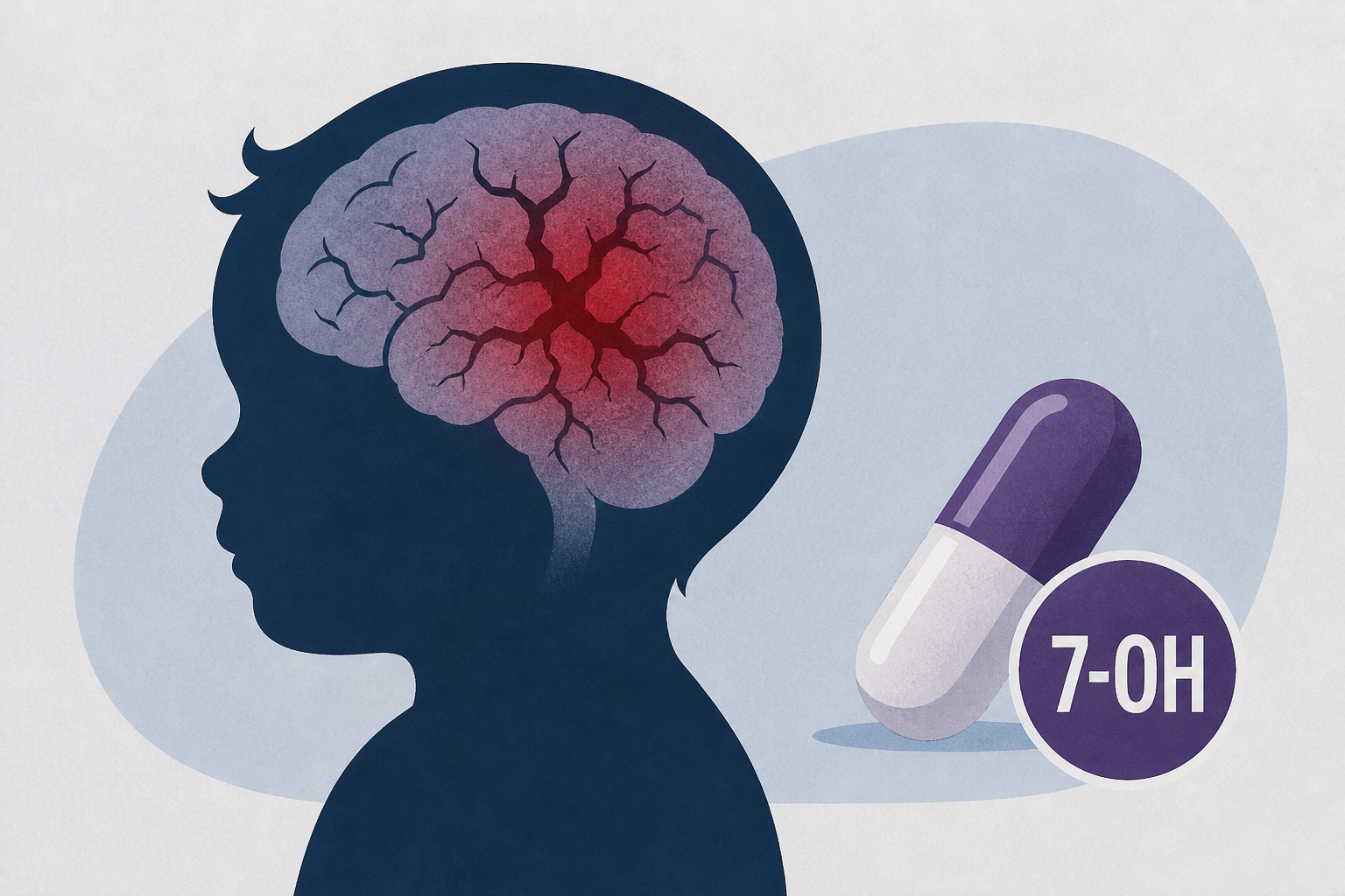 2-year-old suffers catastrophic brain injury after exposure to 7-OH