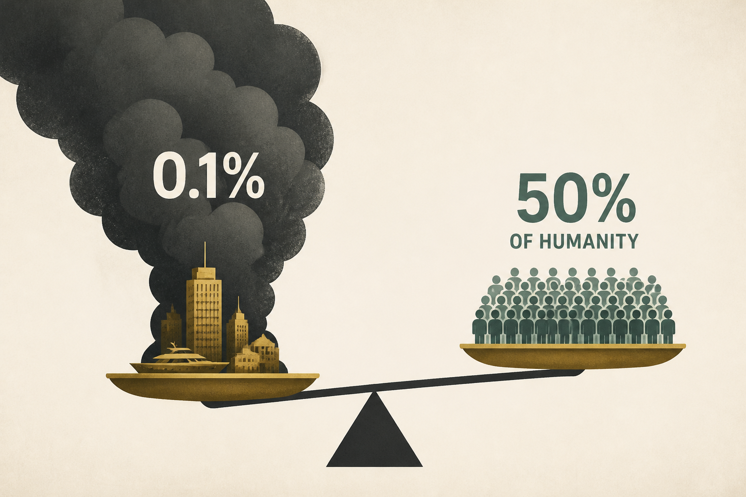 'A Crime of Extreme Inequality': Richest 0.1% Generate More Carbon Pollution Than Half of Humanity