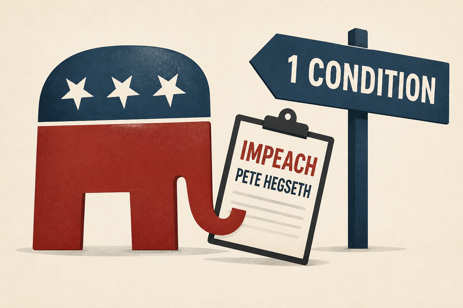 Republican Licks Chops Over Impeaching Pete Hegseth Under 1 Condition