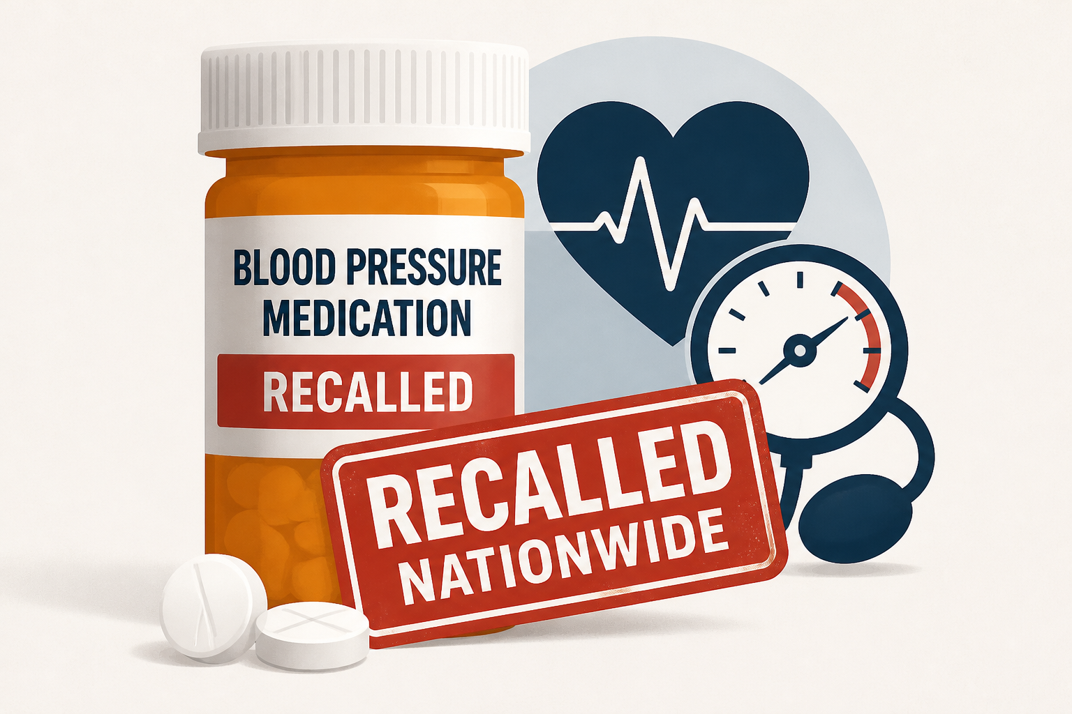 Over 20,000 Bottles of Blood Pressure Medication Recalled Nationwide