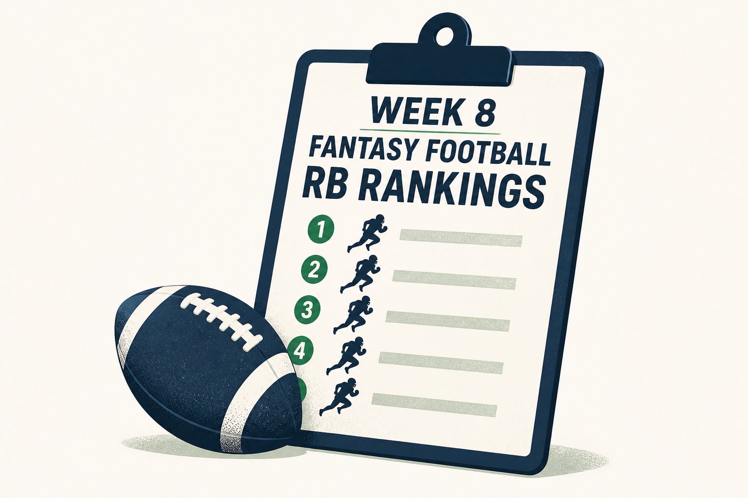 Week 8 Fantasy Football RB Rankings: Justin Boone's top running backs