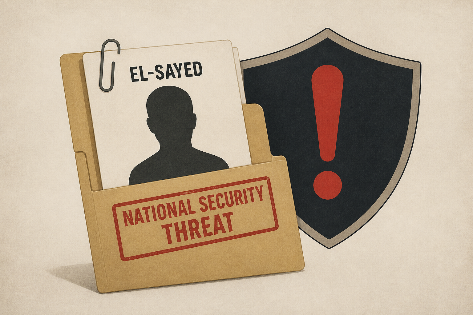 El-Sayed Is National Security Threat, Gov’t Says
