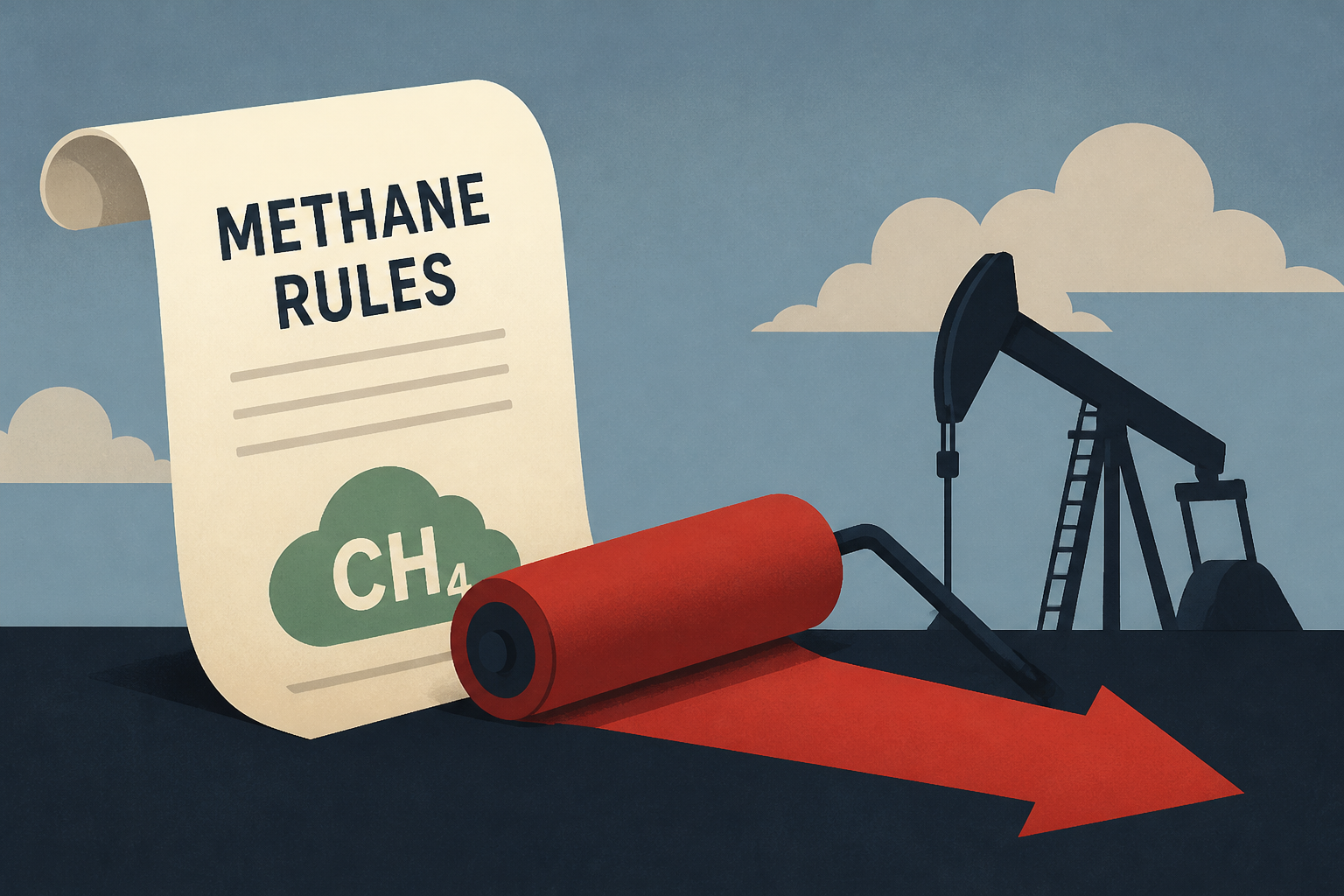 Trump says he’ll roll back Biden-era methane rules for oil and gas companies