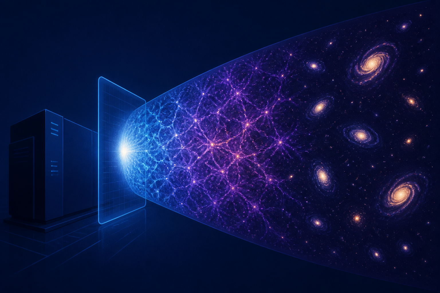 New supercomputer simulation reveals how the universe formed