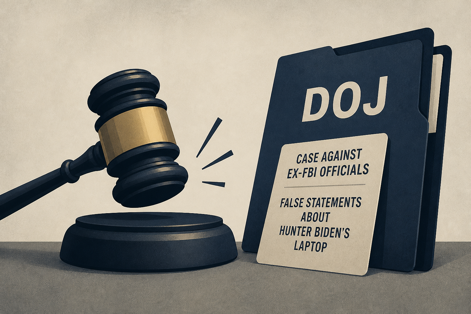 Judge scolds DOJ over case against ex-FBI officials accused of false statements about Hunter Biden's laptop