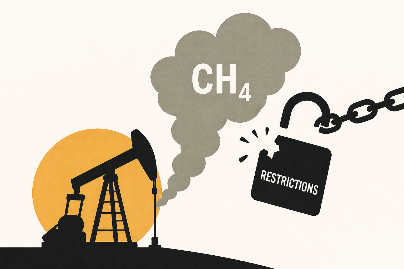 Trump says he's ending restrictions on climate-warming methane from oil drilling