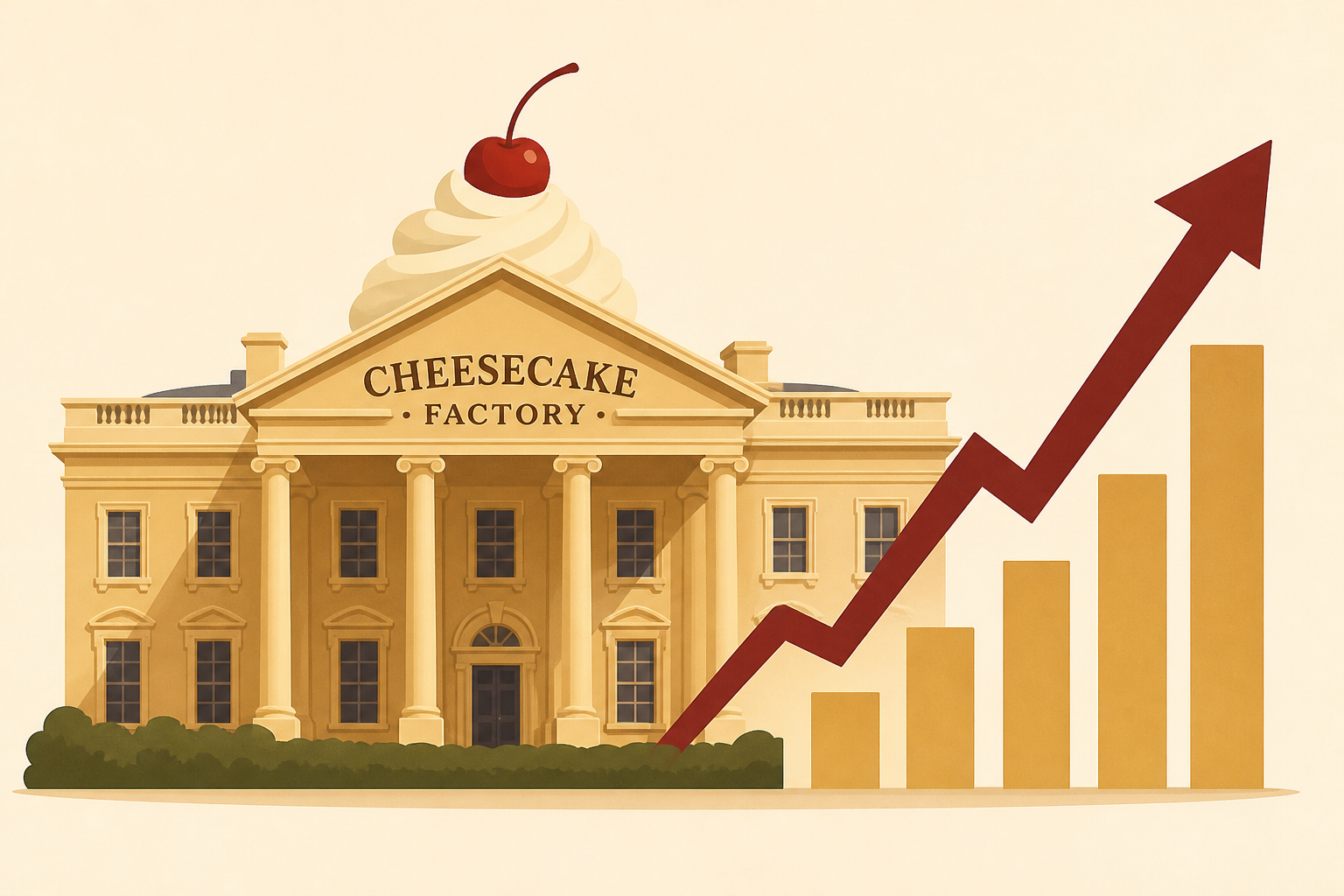 Obama mocked Trump’s White House as a Cheesecake Factory. The chain just posted a record quarter