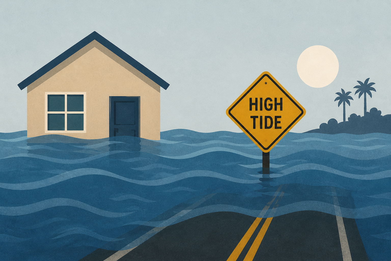 Photos show record-breaking high tides flooding homes, roads in Southern California