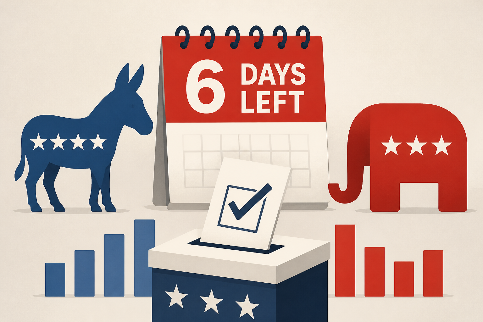 US midterms: Six days left - who leads in the polls as Trump, Obama rally