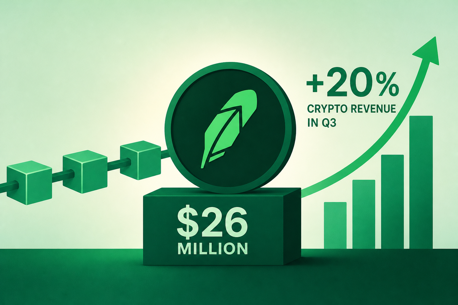 Robinhood Chain brings in $26 million as crypto revenue rises 20% in Q3