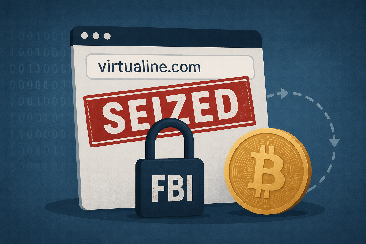 FBI Seizes Virtualine Domain Over Alleged Criminal Hosting and Bitcoin Money Laundering