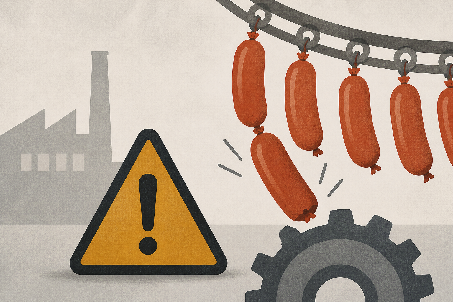 Dad killed in freak accident at sausage factory