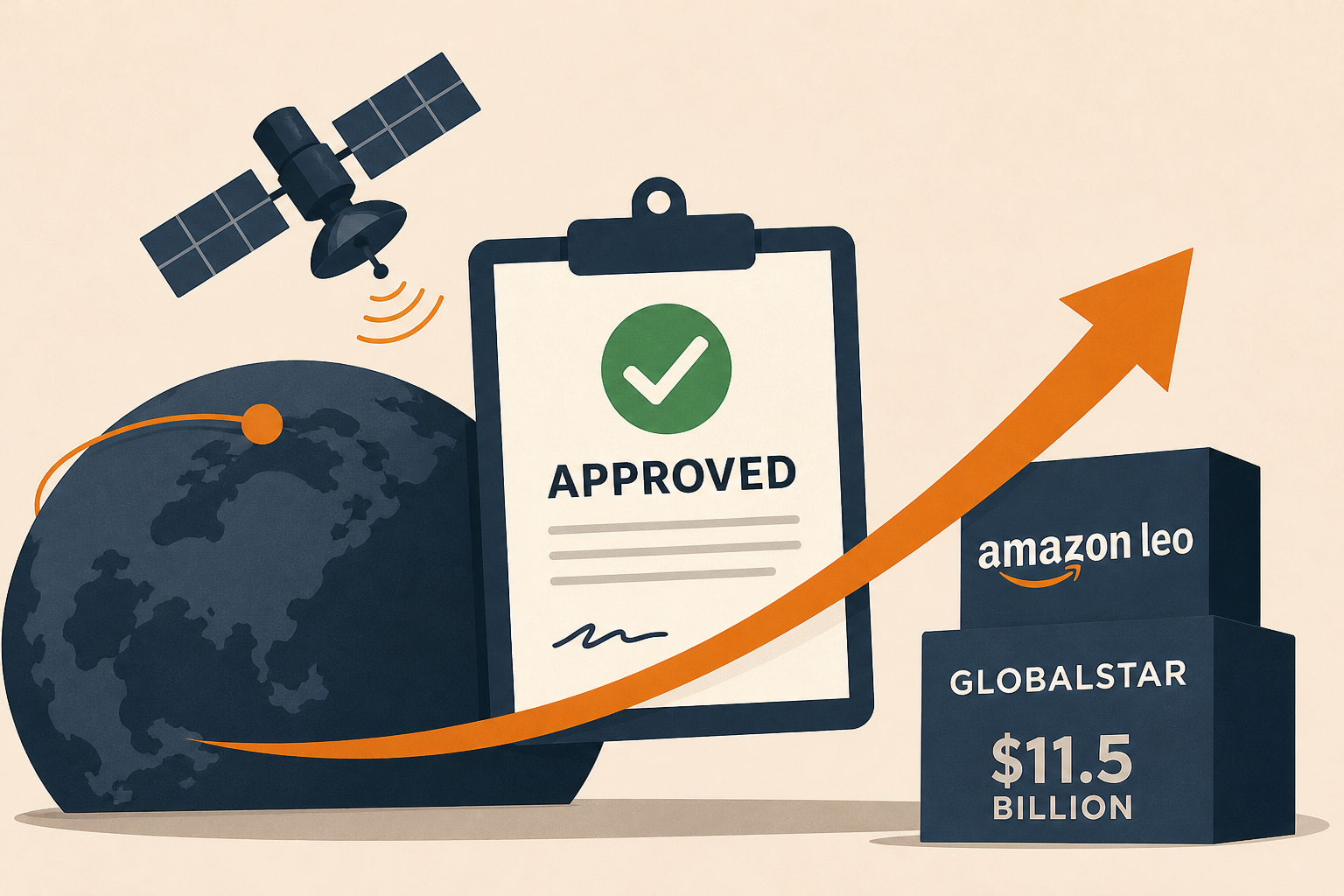 US agency approves Amazon Leo’s $11.5 billion acquisition of Globalstar