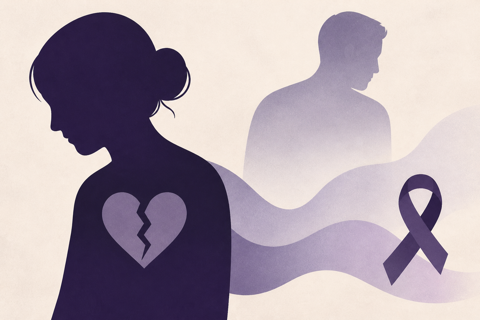 Widow deals with trauma after her husband dies of suicide