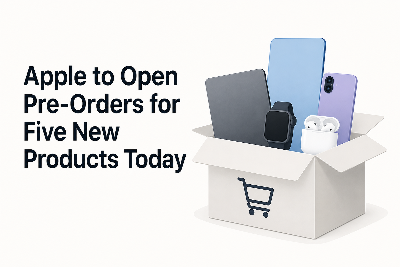 Apple to Open Pre-Orders for Five New Products Today