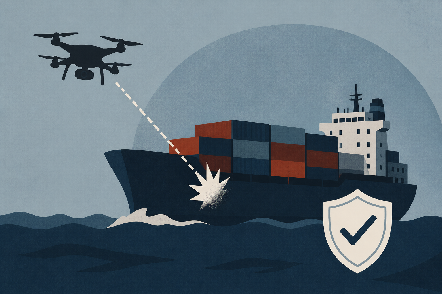 Drones hit container ship off Bulgaria, crew safe and ashore
