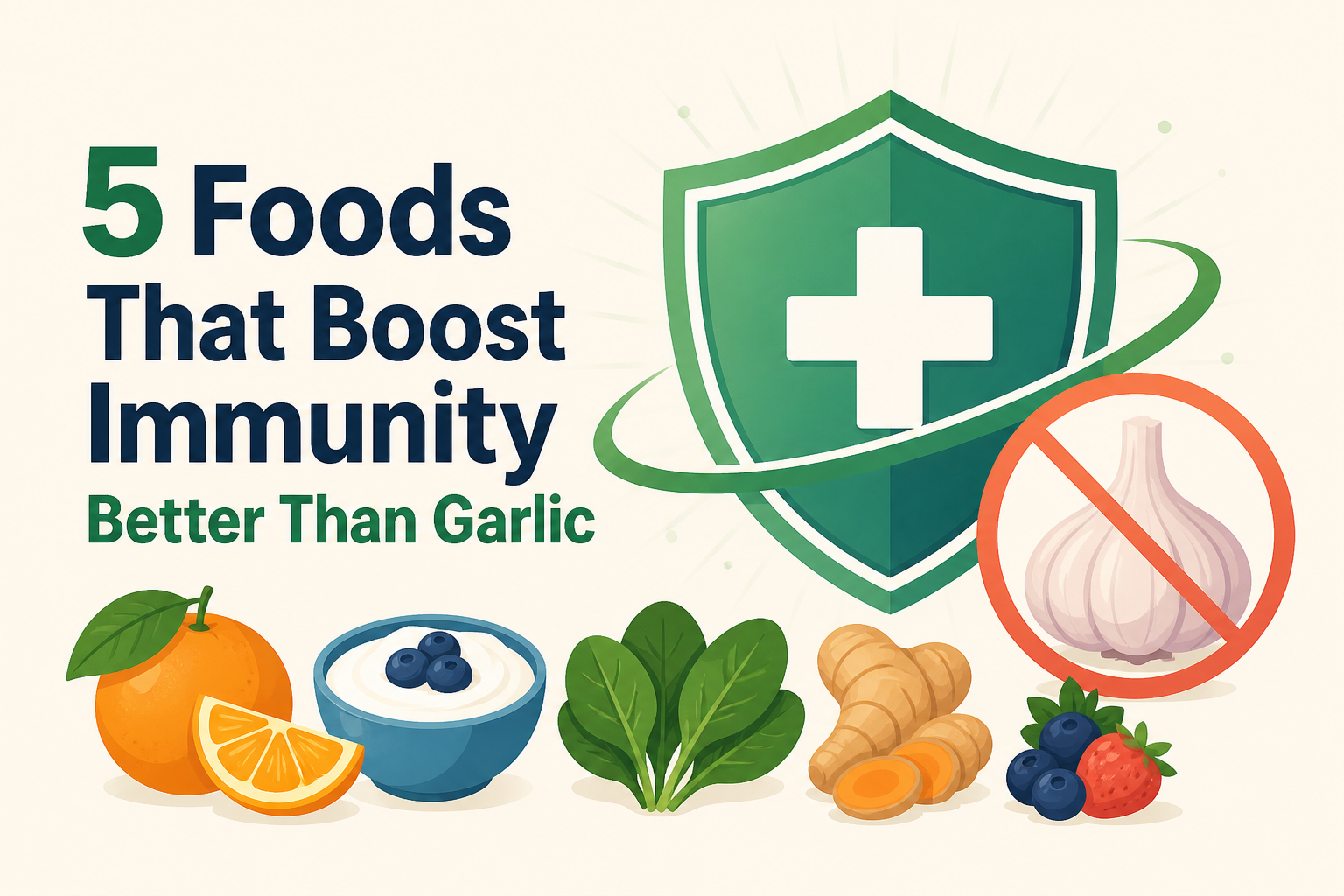 5 Foods That Boost Immunity Better Than Garlic
