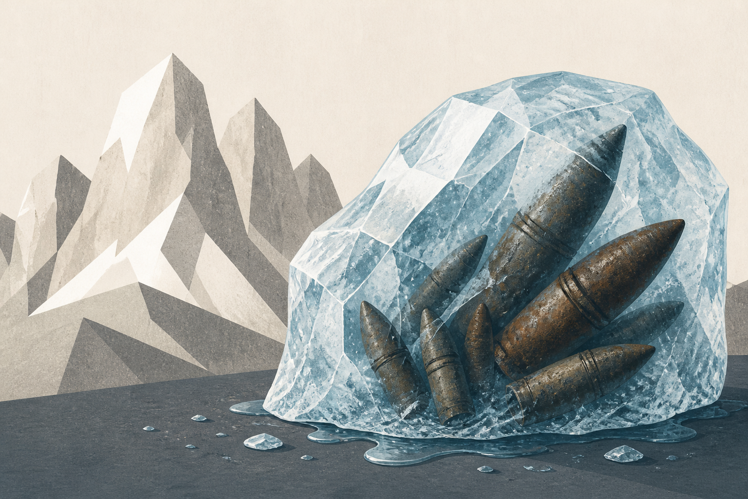 Hundreds of World War I munitions exposed by melting ice removed from Dolomites