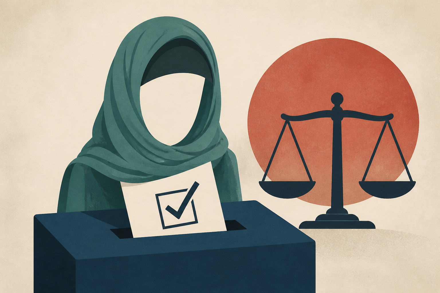 Conservative influencers charged with unlawful voting after ‘Muslim garb’ election stunt