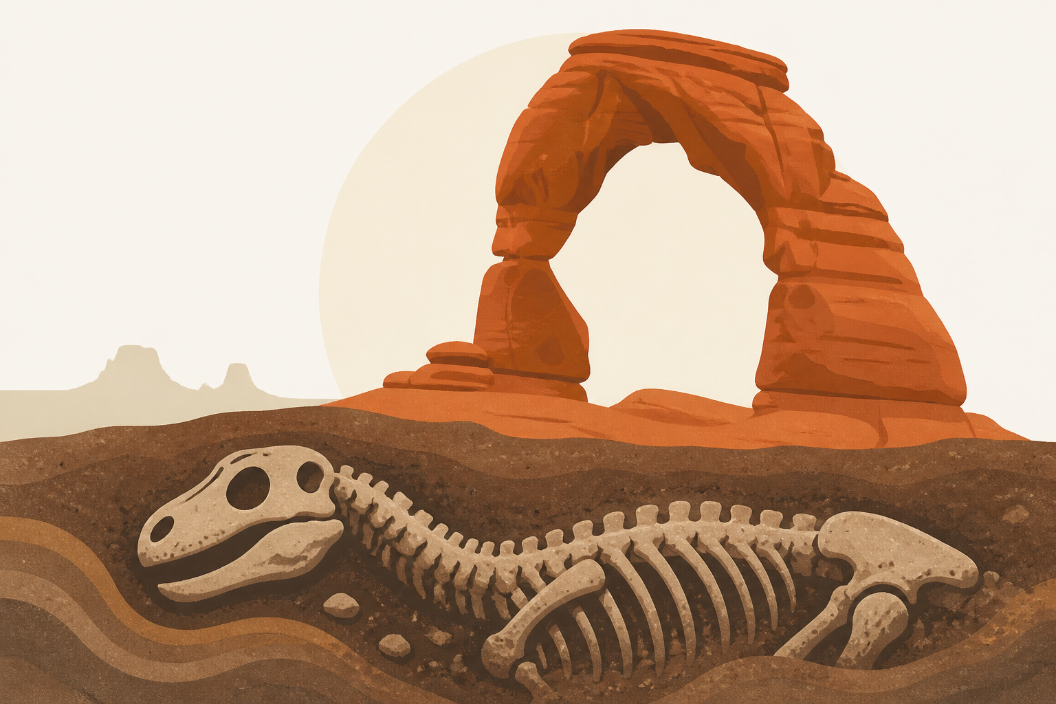 By Arches National Park, new dinosaur species emerges from the ground