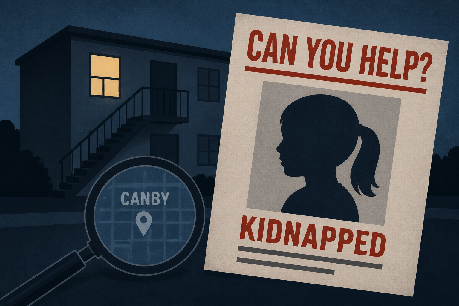 CAN YOU HELP? 10-year-old girl kidnapped from Canby apartment, police search for suspect